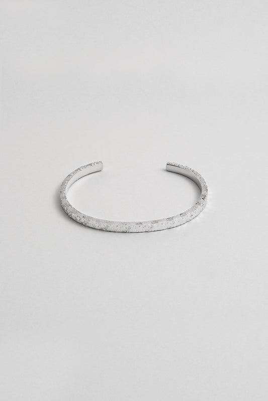 Modern Tasarım 18 Ayar Beyaz Altın Kaplama Gümüş Kelepçe Bileklik 5160849999