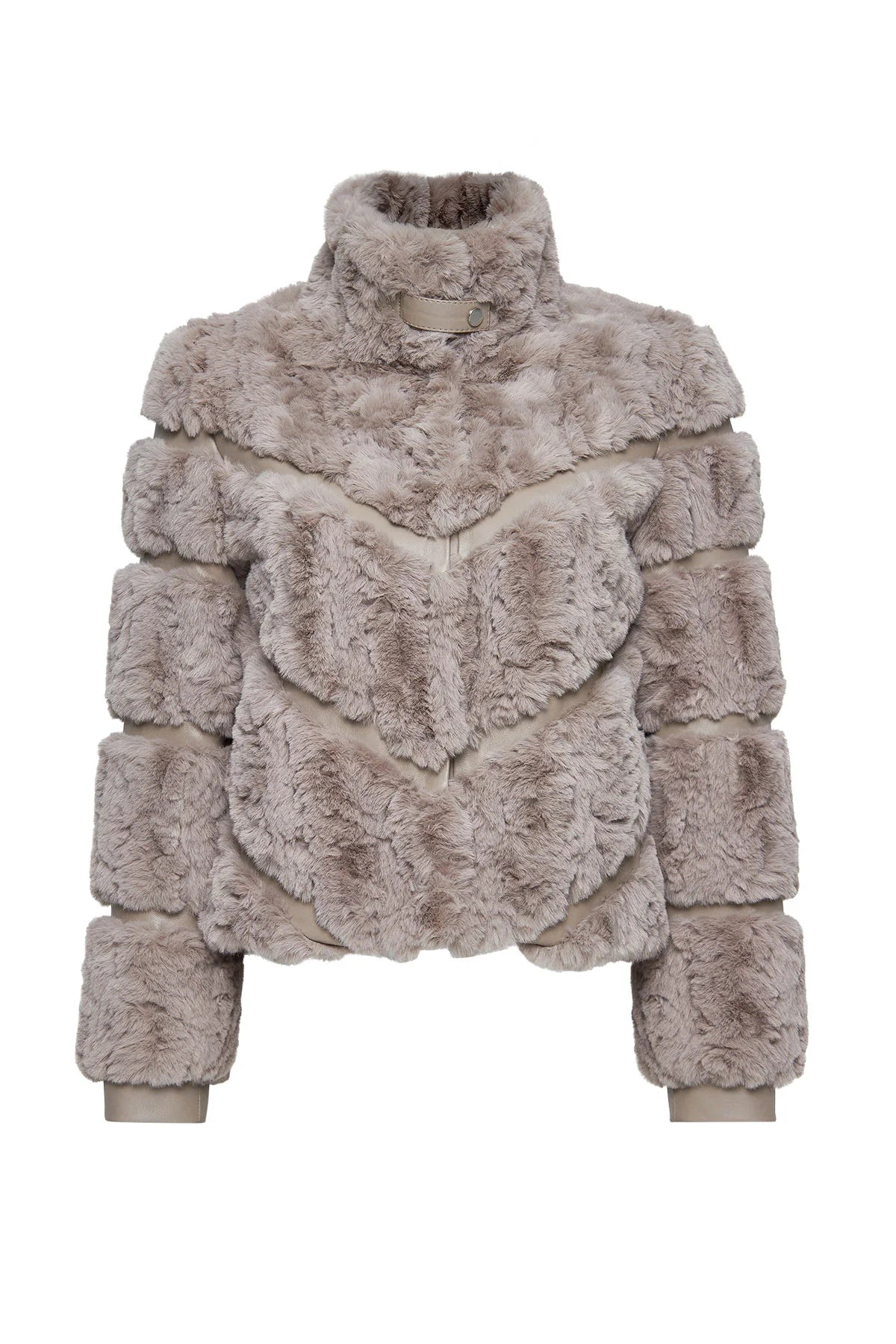Melrose Kadın Vizon Teddy Deri Mont