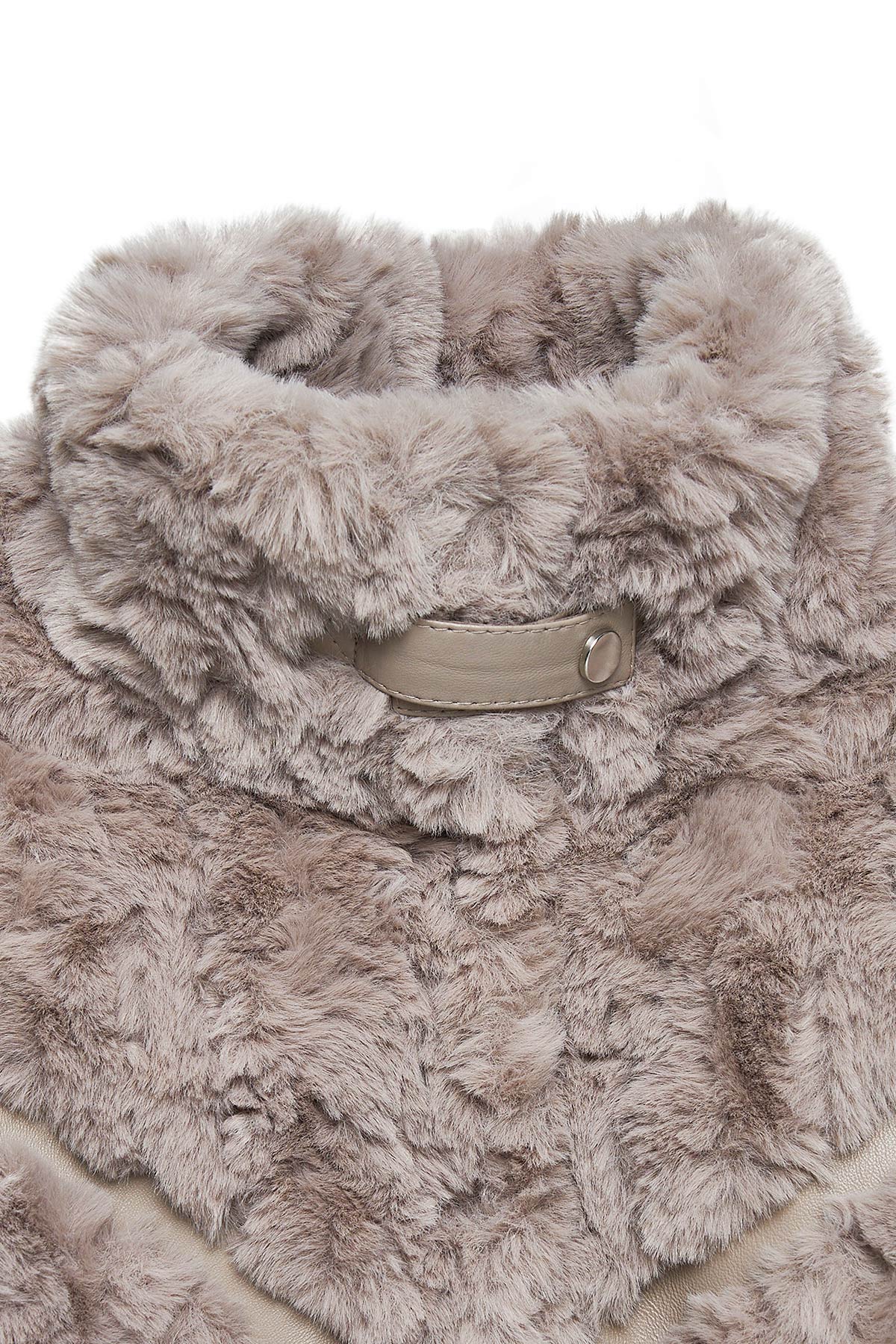 Melrose Kadın Vizon Teddy Deri Mont