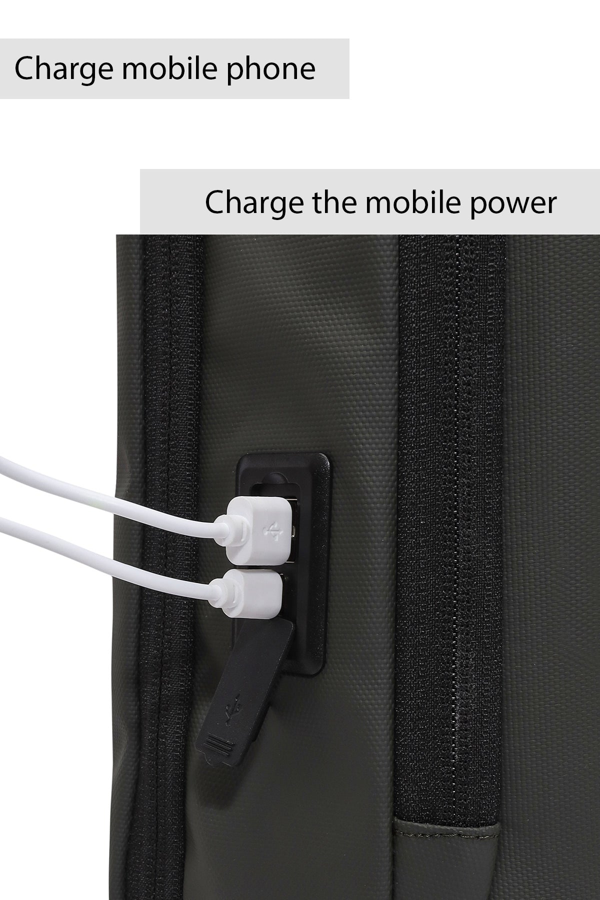 D-pack Erkek Haki Teknolojik Hardcase Sırt Çantası