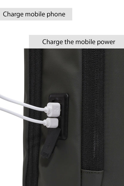 D-pack Erkek Haki Teknolojik Hardcase Sırt Çantası