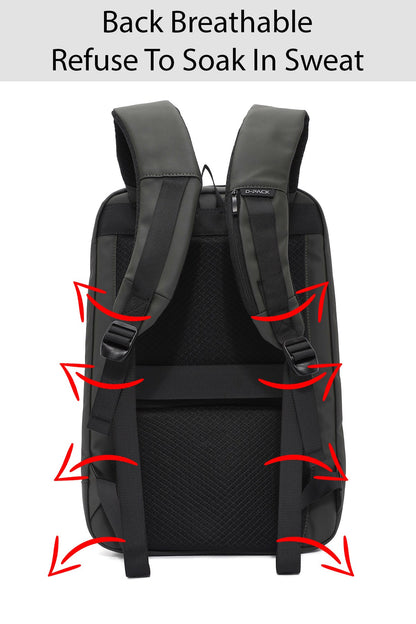 D-pack Erkek Haki Teknolojik Hardcase Sırt Çantası