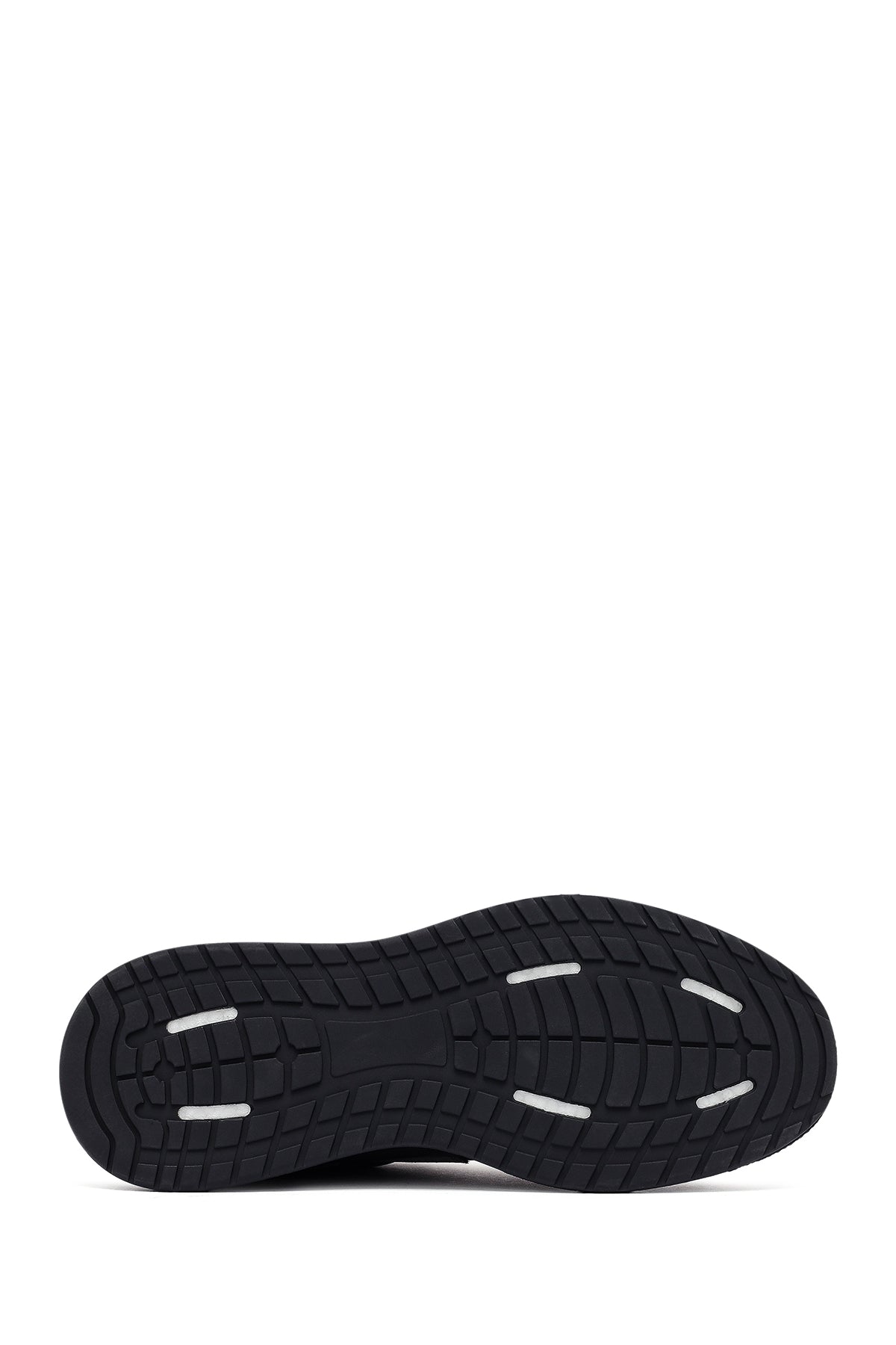 Erkek Gri Bağcıklı Kalın Tabanlı Nubuk Deri Sneaker