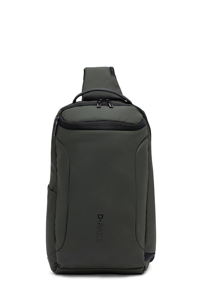 D-pack Erkek Haki Teknolojik Kumaş Çapraz Çanta