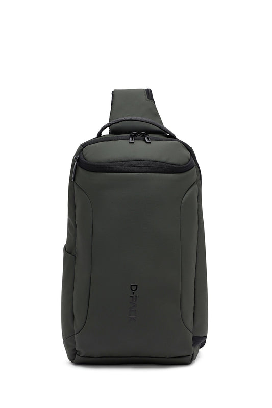 D-pack Erkek Haki Teknolojik Kumaş Çapraz Çanta