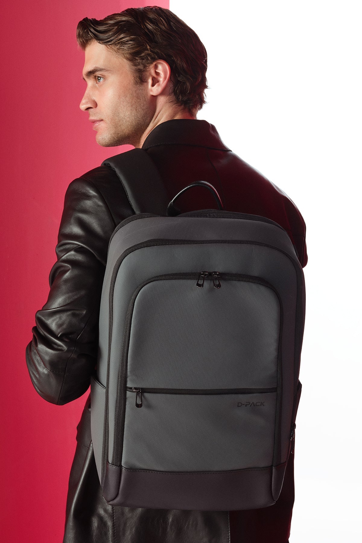 D-pack Erkek Gri Sırt Çantası