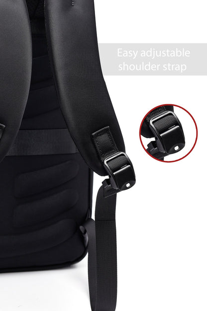 D-pack Erkek Siyah Deri Sırt Çantası