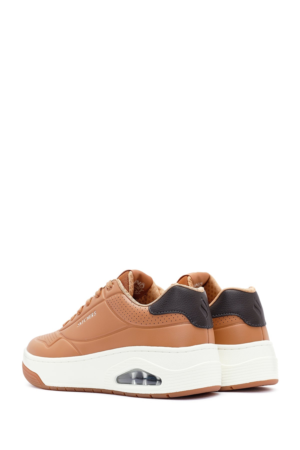 Skechers Erkek Taba Uno Court Bağcıklı Kalın Tabanlı Sneaker