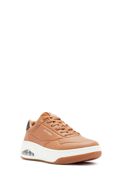 Skechers Erkek Taba Uno Court Bağcıklı Kalın Tabanlı Sneaker