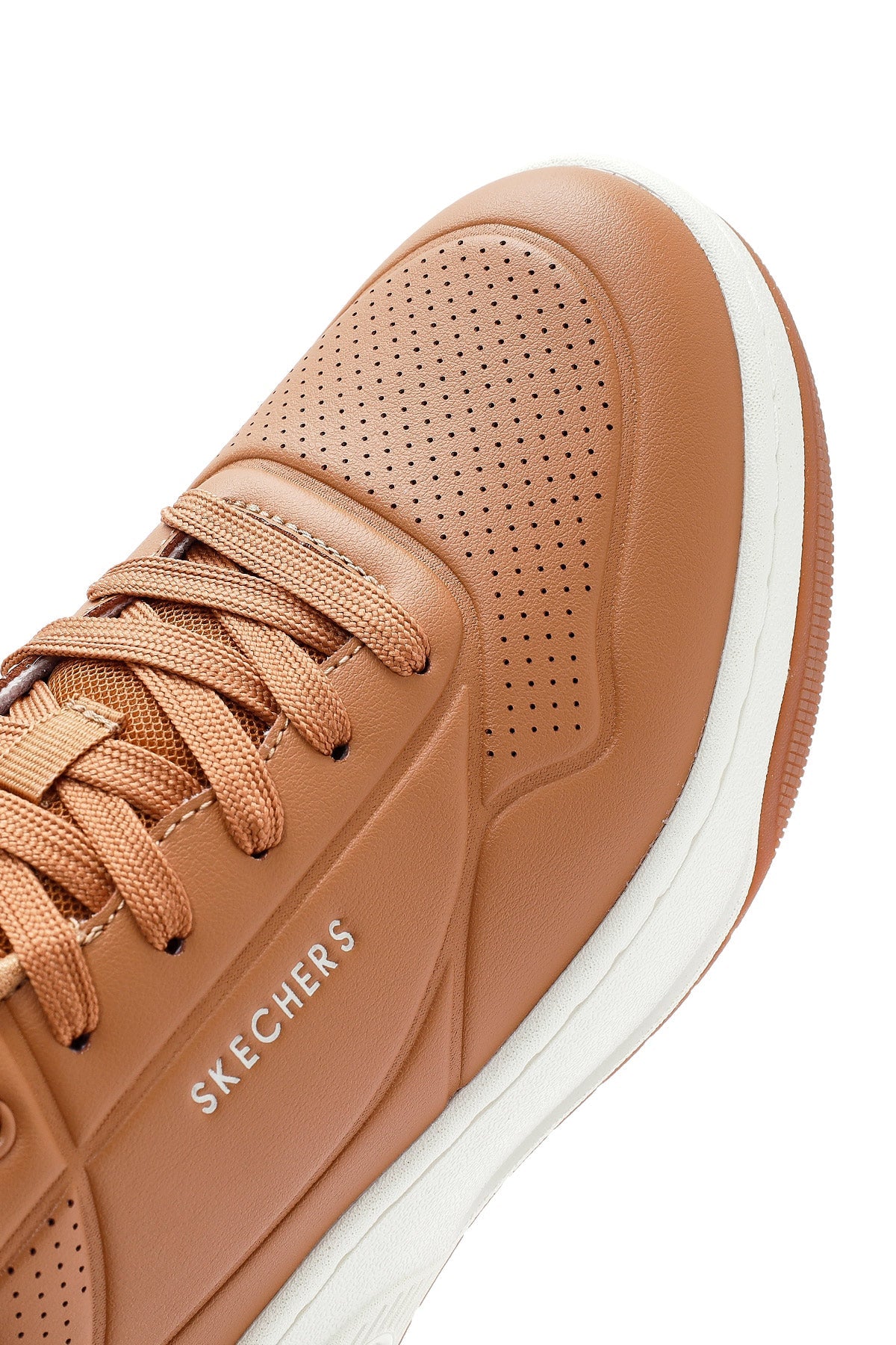 Skechers Erkek Taba Uno Court Bağcıklı Kalın Tabanlı Sneaker