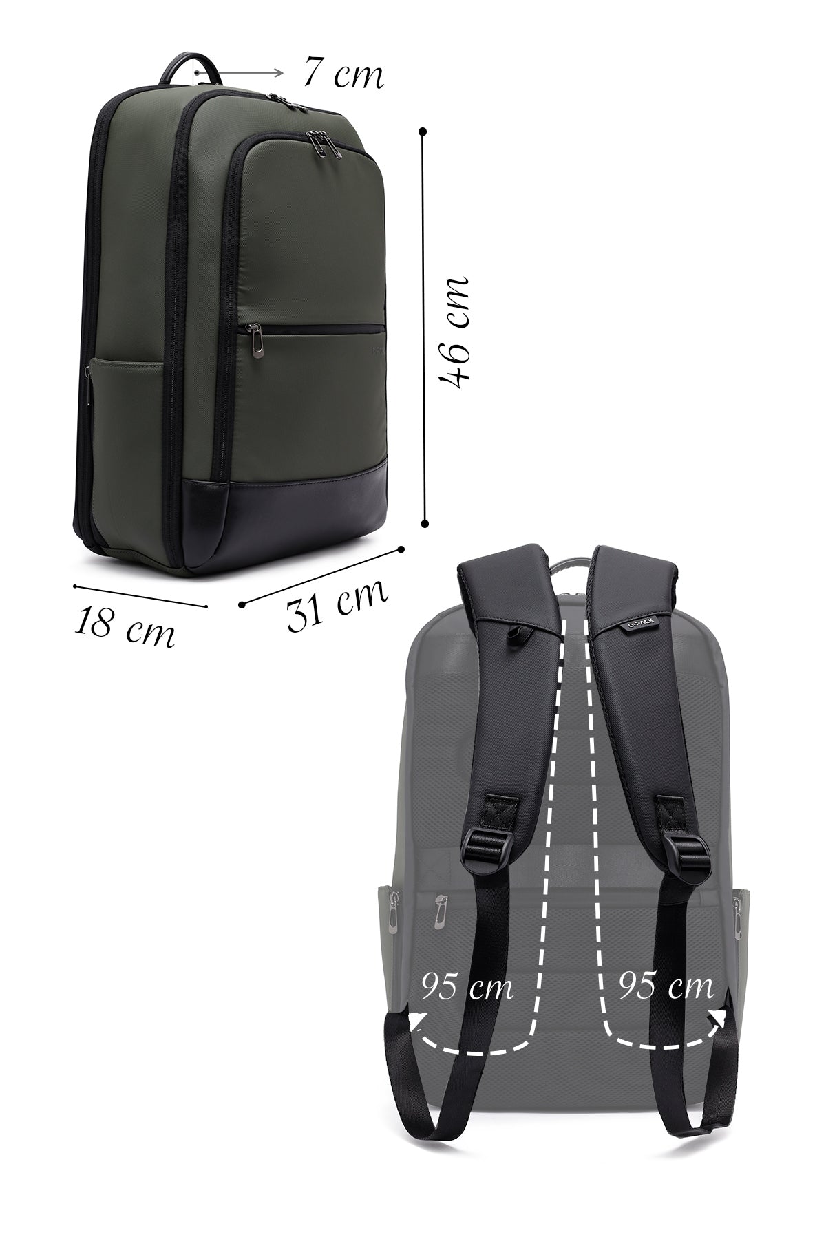 D-pack Erkek Haki Sırt Çantası