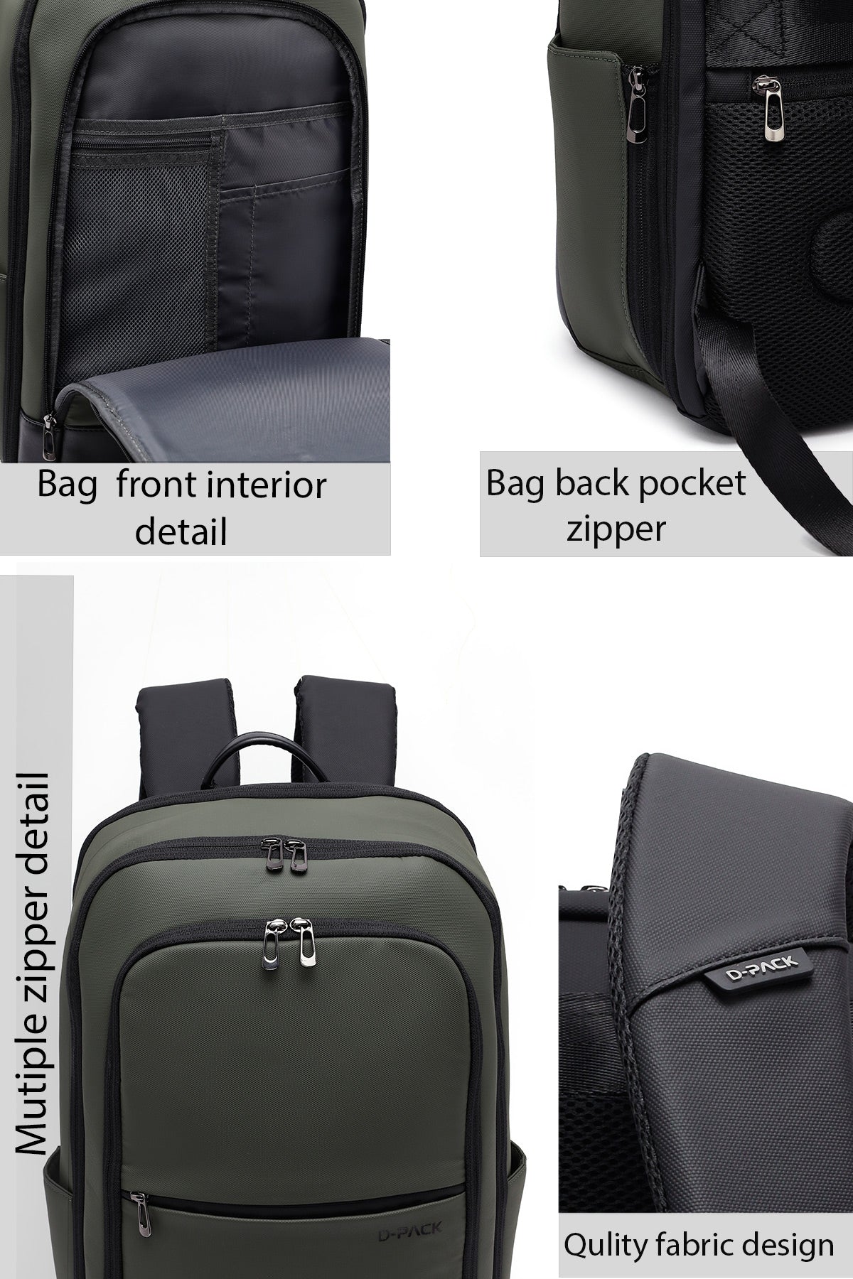 D-pack Erkek Haki Sırt Çantası