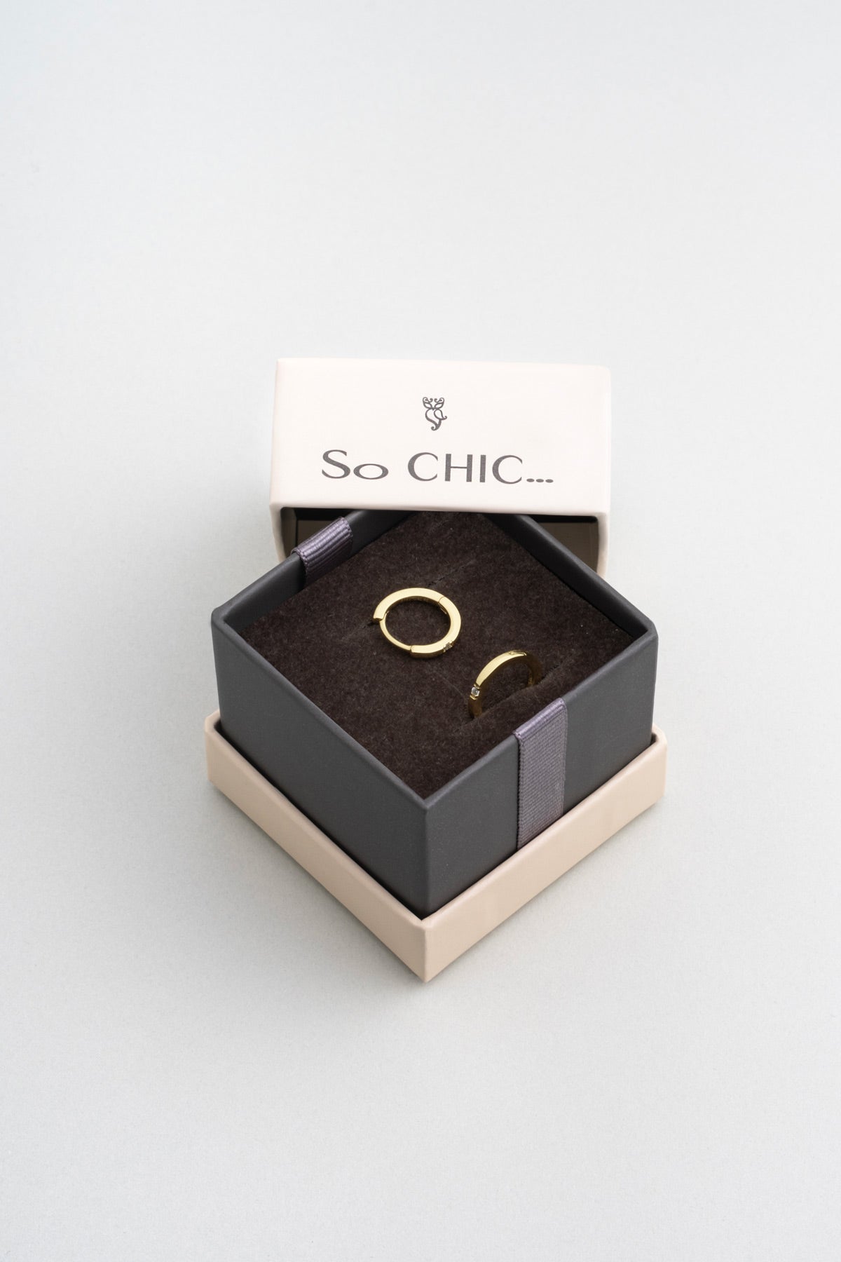 Luna Işıltısı 18 Ayar Sarı Altın Kaplama Gümüş Halka Küpe 5163170144