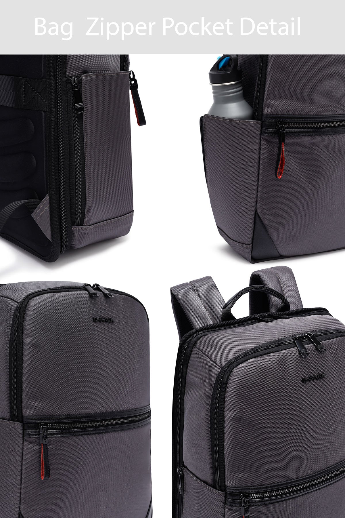 D-pack Erkek Gri Kumaş Sırt Çantası