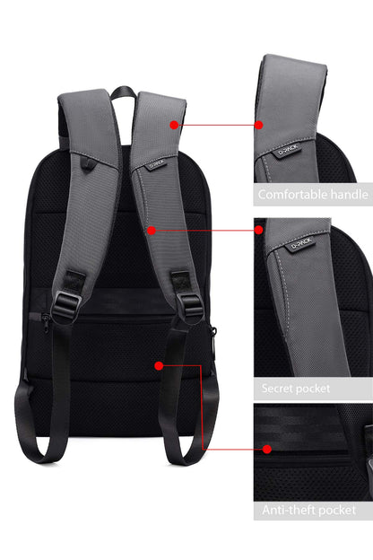D-pack Erkek Gri Sırt Çantası