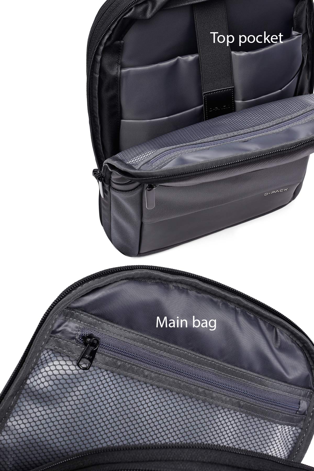 D-pack Erkek Gri Sırt Çantası