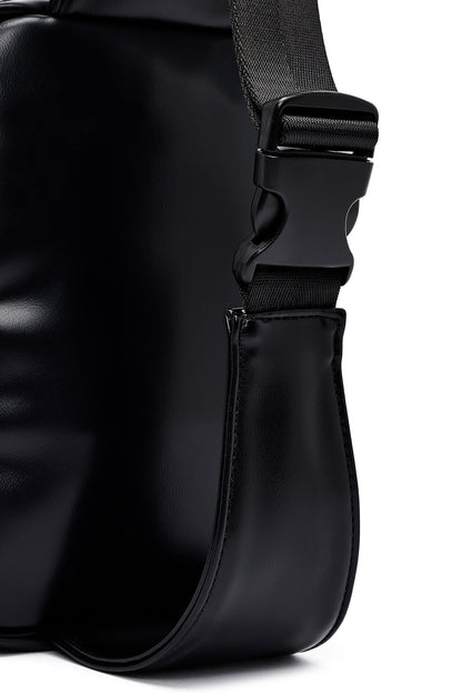 Erkek Siyah Mini Çapraz Çanta