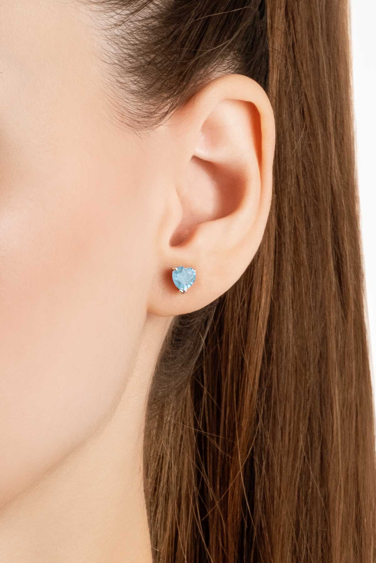 Isabella 18 Ayar Beyaz Altın Kaplama Gümüş Küpe 5164260599