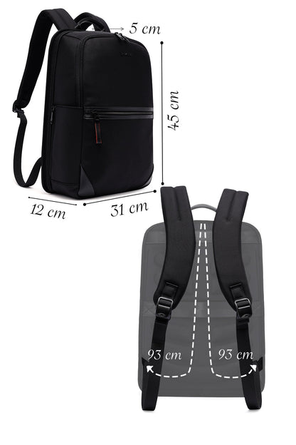 D-pack Erkek Siyah Kumaş Sırt Çantası