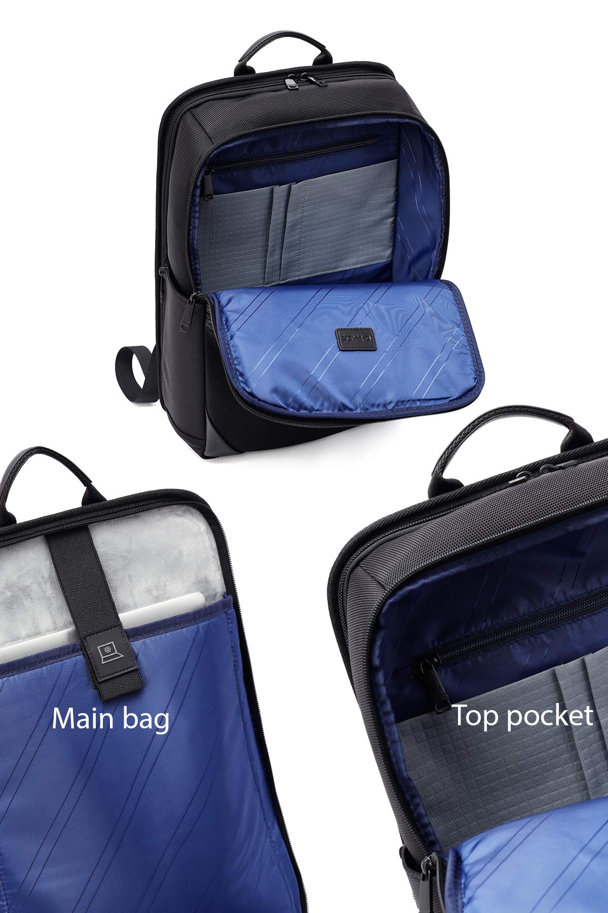 D-pack Erkek Siyah Kumaş Sırt Çantası
