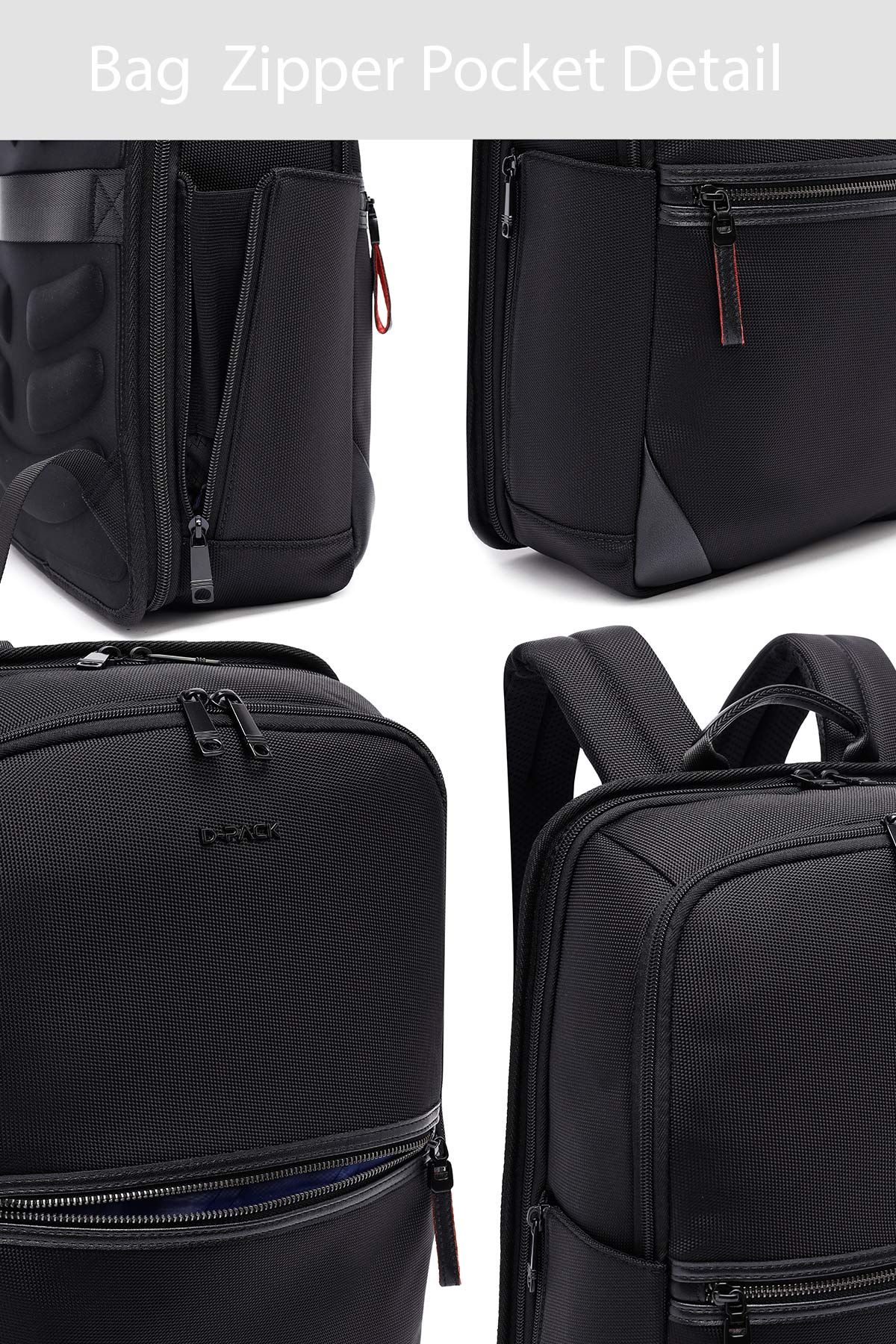 D-pack Erkek Siyah Kumaş Sırt Çantası