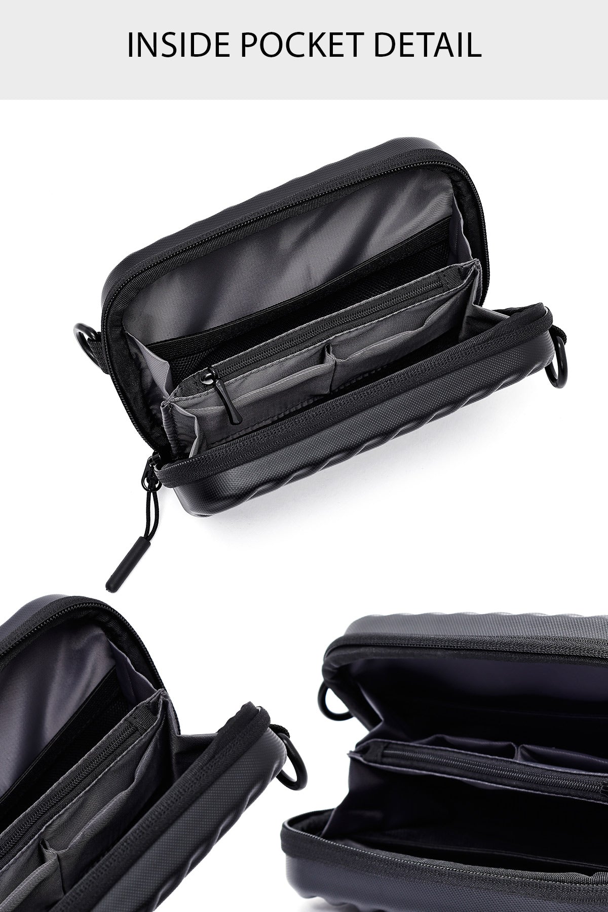 D-pack Erkek Siyah Mini Kutu Çapraz Çanta