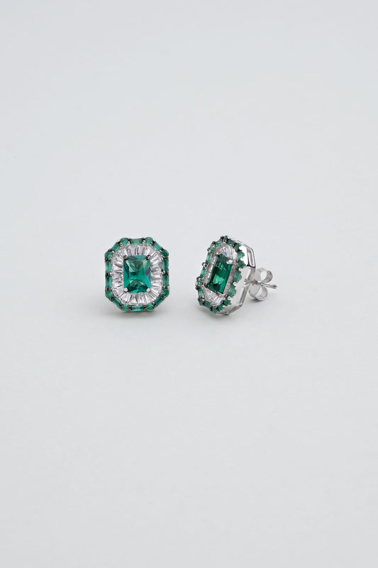 Elfida 18 Ayar Beyaz Altın Kaplama Gümüş Baget Yüzük 5165750499