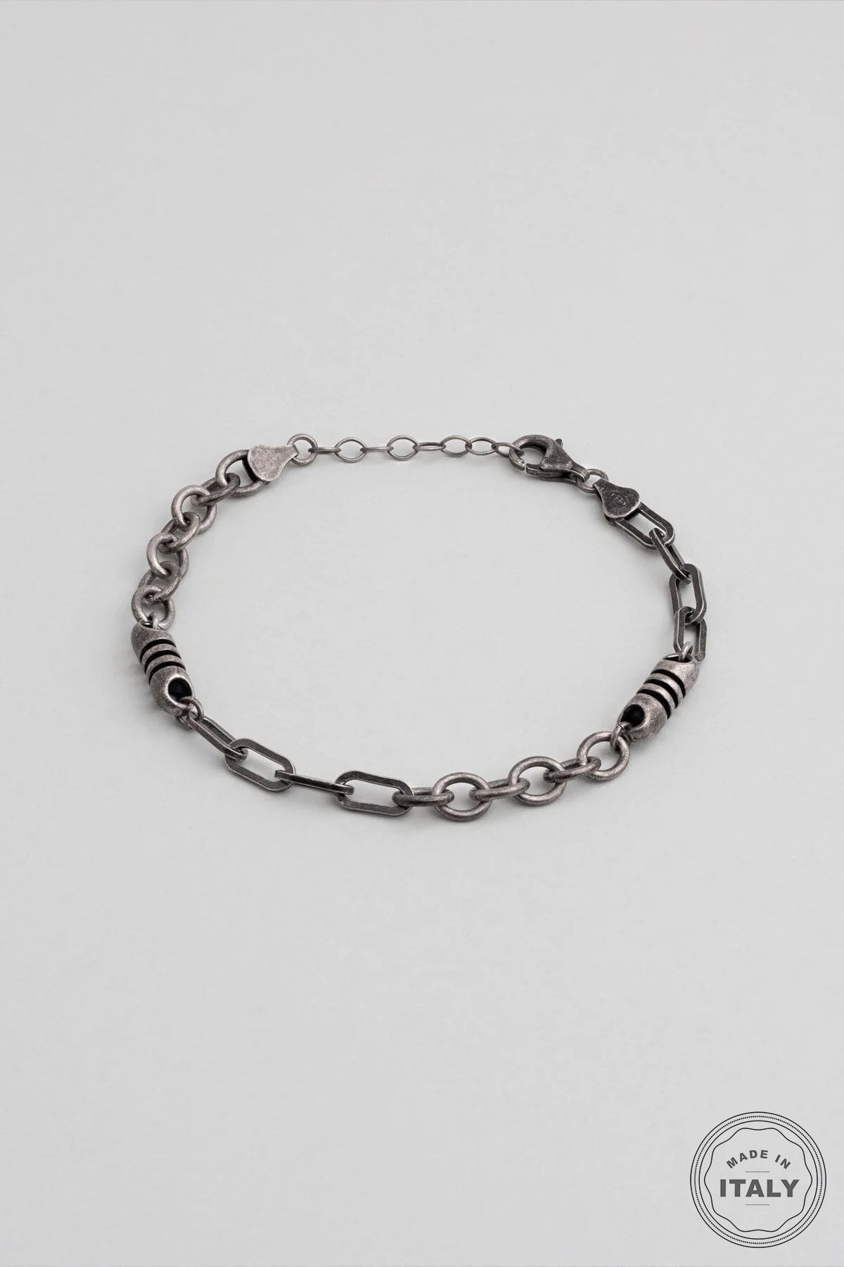 Italyan Tasarım Savaşçı 23 Cm Gümüş Erkek Zincir Bileklik 5167524299
