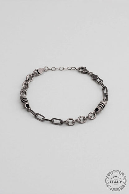 Italyan Tasarım Savaşçı 23 Cm Gümüş Erkek Zincir Bileklik 5167524299