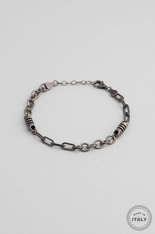 Italyan Tasarım Savaşçı 23 Cm Gümüş Erkek Zincir Bileklik 5167524299