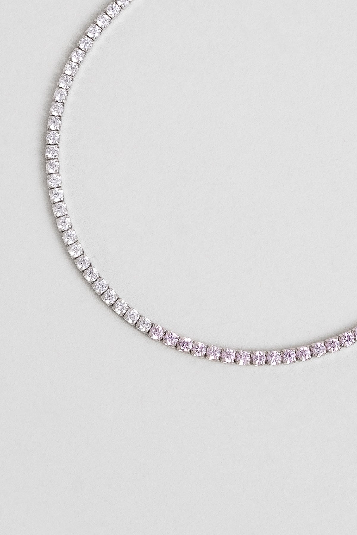 Maia 18 Ayar Beyaz Altın Kaplama 19 Cm Gümüş Su Yolu Bileklik 5167870399