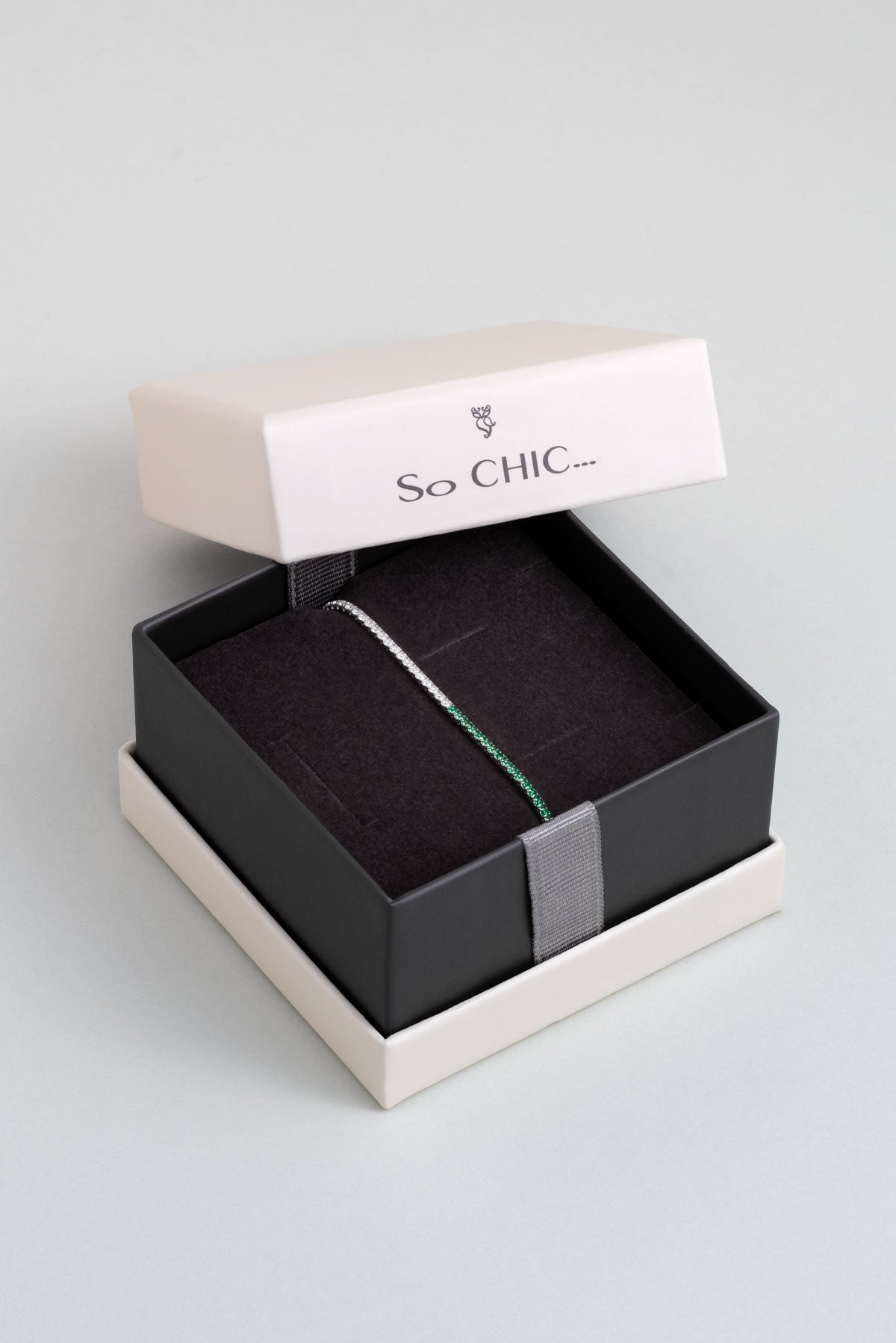 Maia 18 Ayar Beyaz Altın Kaplama 19 Cm Gümüş Su Yolu Bileklik 5167870499