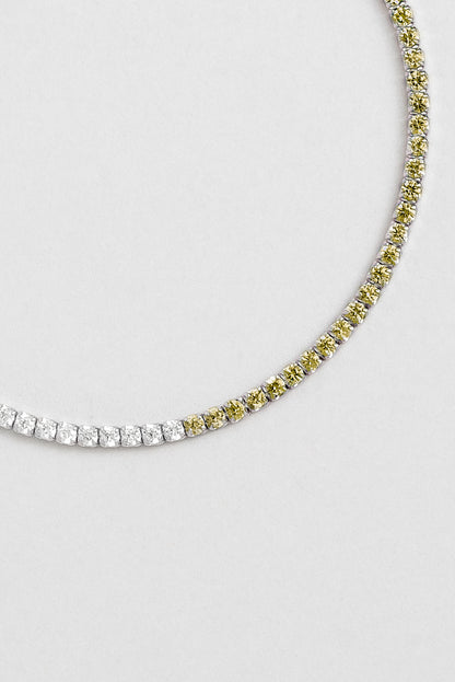 Maia 18 Ayar Beyaz Altın Kaplama 19 Cm Gümüş Su Yolu Bileklik 5167875499