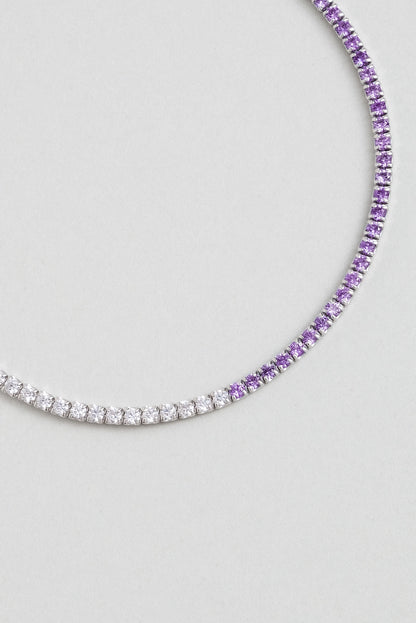 Maia 18 Ayar Beyaz Altın Kaplama 19 Cm Gümüş Su Yolu Bileklik 5167878999