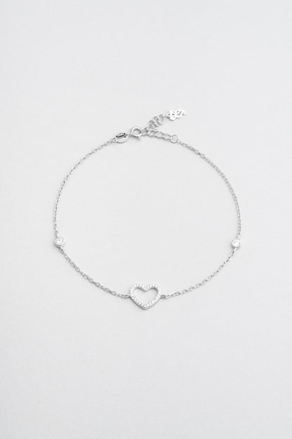 Aşk Ateşi 18 Ayar Beyaz Altın Kaplama 24 Cm Gümüş Hal Hal 5167940199