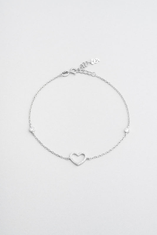 Aşk Ateşi 18 Ayar Beyaz Altın Kaplama 24 Cm Gümüş Hal Hal 5167940199