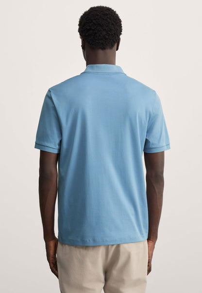 Saf Pamuklu Kısa Kollu Polo Yaka T-shirt