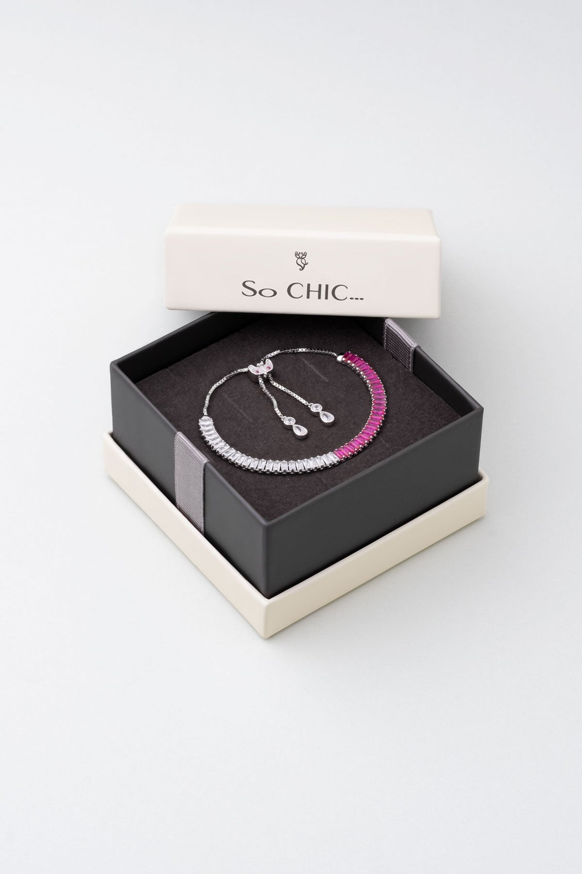 Renkli Baget 18 Ayar Beyaz Altın Kaplama Ayarlanabilir Gümüş Bileklik 5172173999