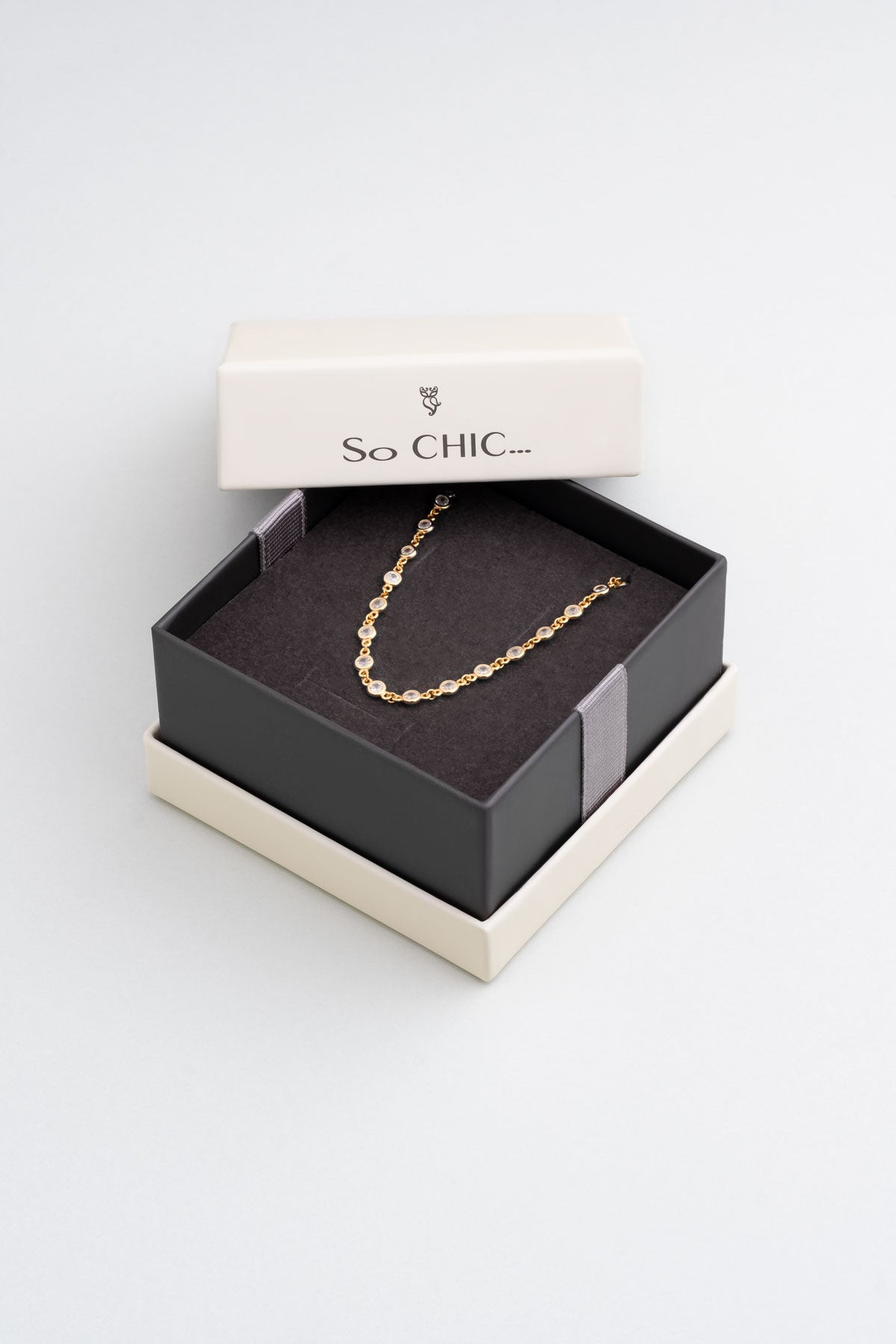 Rosalinda 18 Ayar Sarı Altın Kaplama 45 Cm Gümüş Kolye 5172670144