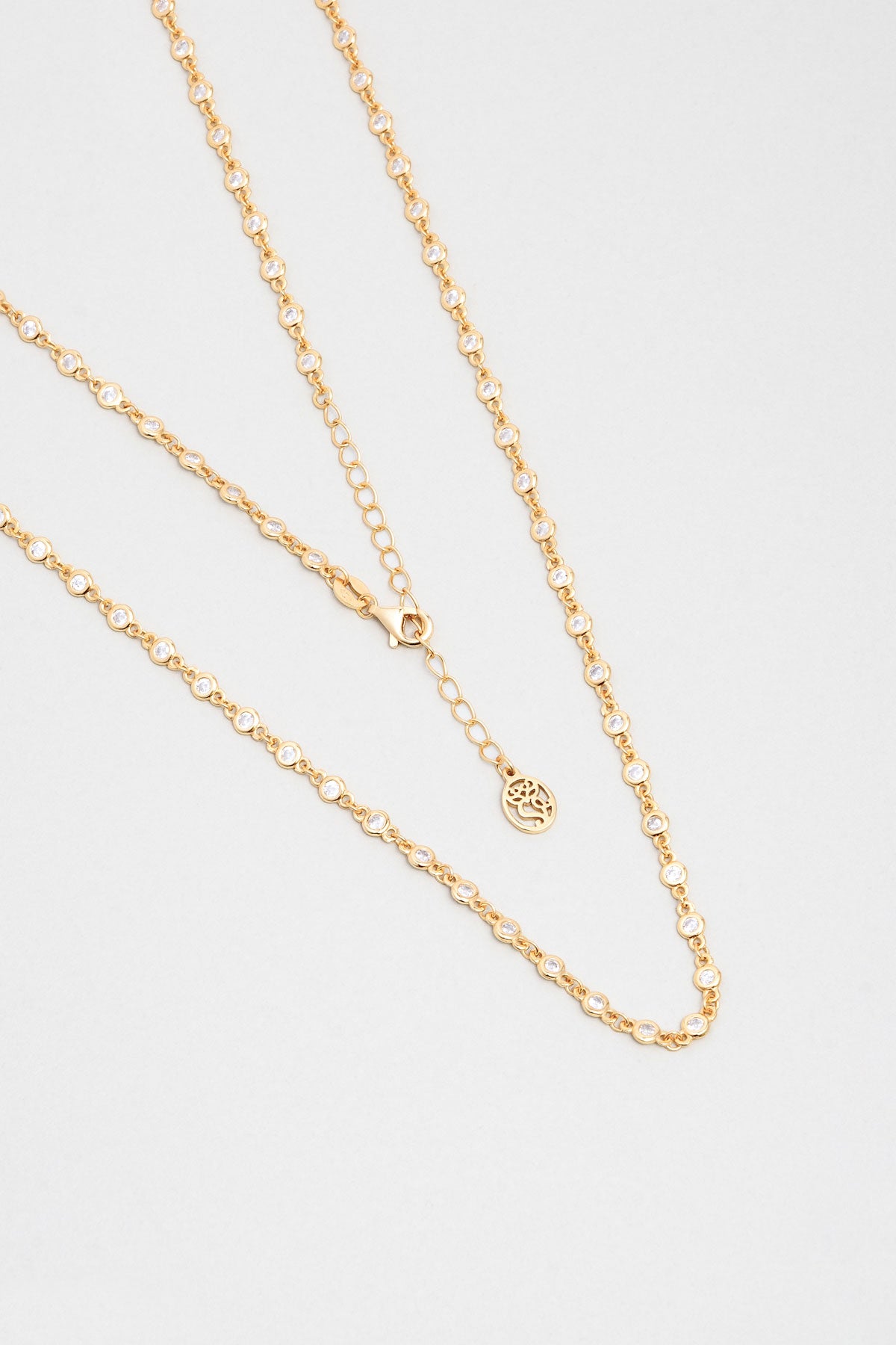 Elena 18 Ayar Sarı Altın Kaplama 80 Cm Gümüş Uzun Kolye 5172820144