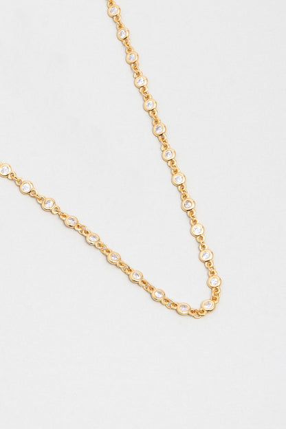 Elena 18 Ayar Sarı Altın Kaplama 80 Cm Gümüş Uzun Kolye 5172820144