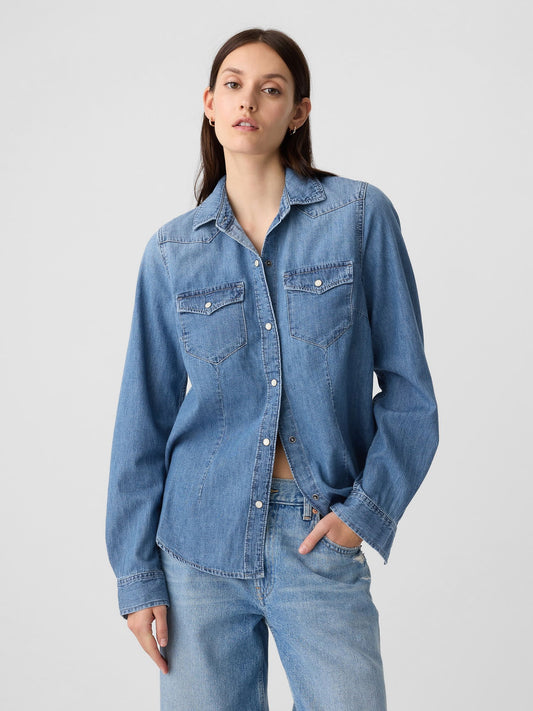 Mavi Western Denim Gömlek