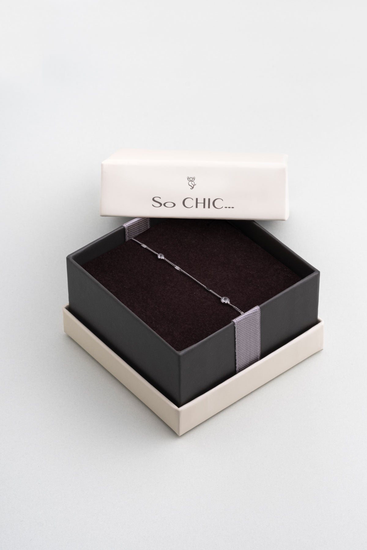 Italyan Tasarım 18 Ayar Beyaz Altın Kaplama 19 Cm Gümüş Bileklik 5174199999