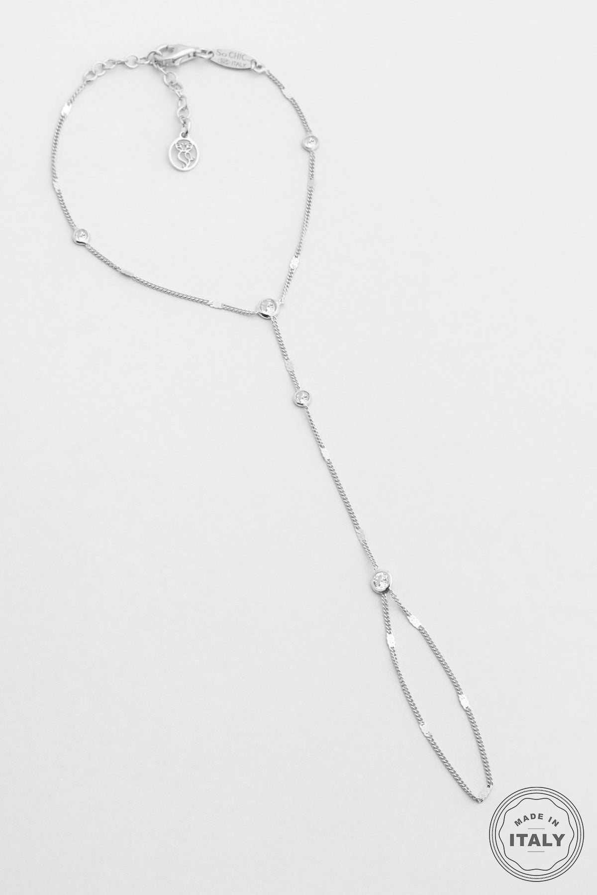 Italyan Tasarım 18 Ayar Beyaz Altın Kaplama 19 Cm Gümüş Şahmeran 5174219999