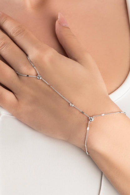 Italyan Tasarım 18 Ayar Beyaz Altın Kaplama 19 Cm Gümüş Şahmeran 5174219999