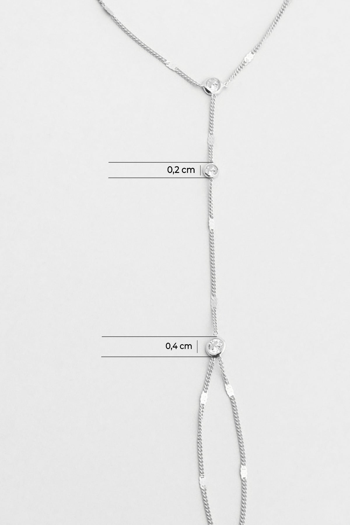 Italyan Tasarım 18 Ayar Beyaz Altın Kaplama 19 Cm Gümüş Şahmeran 5174219999