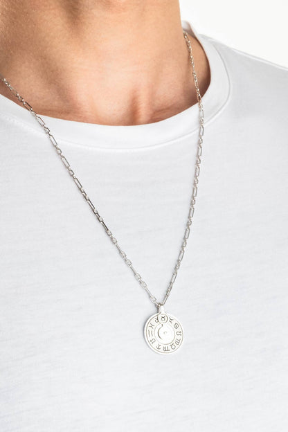 Italyan Burç 65 Cm Gümüş Erkek Kolye 5175709999