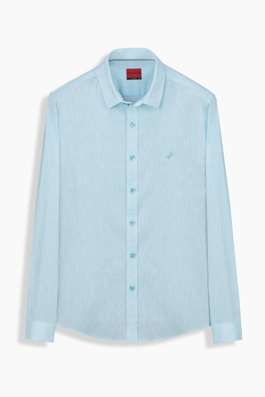 Goias Soho Turkuaz Uzun Kol Gömlek