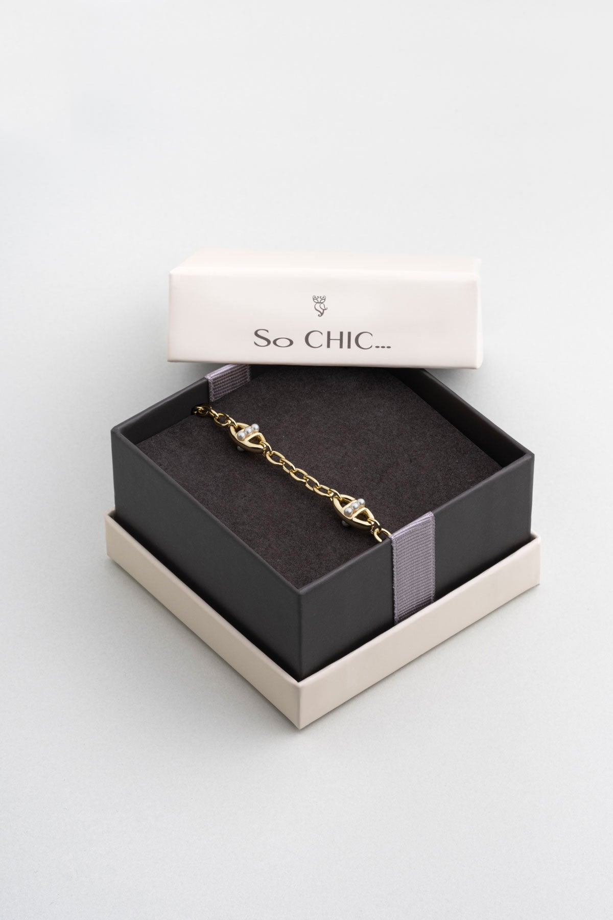 Audrey 18 Ayar Sarı Altın Kaplama 19 Cm Gümüş Zincir Bileklik 5176816244