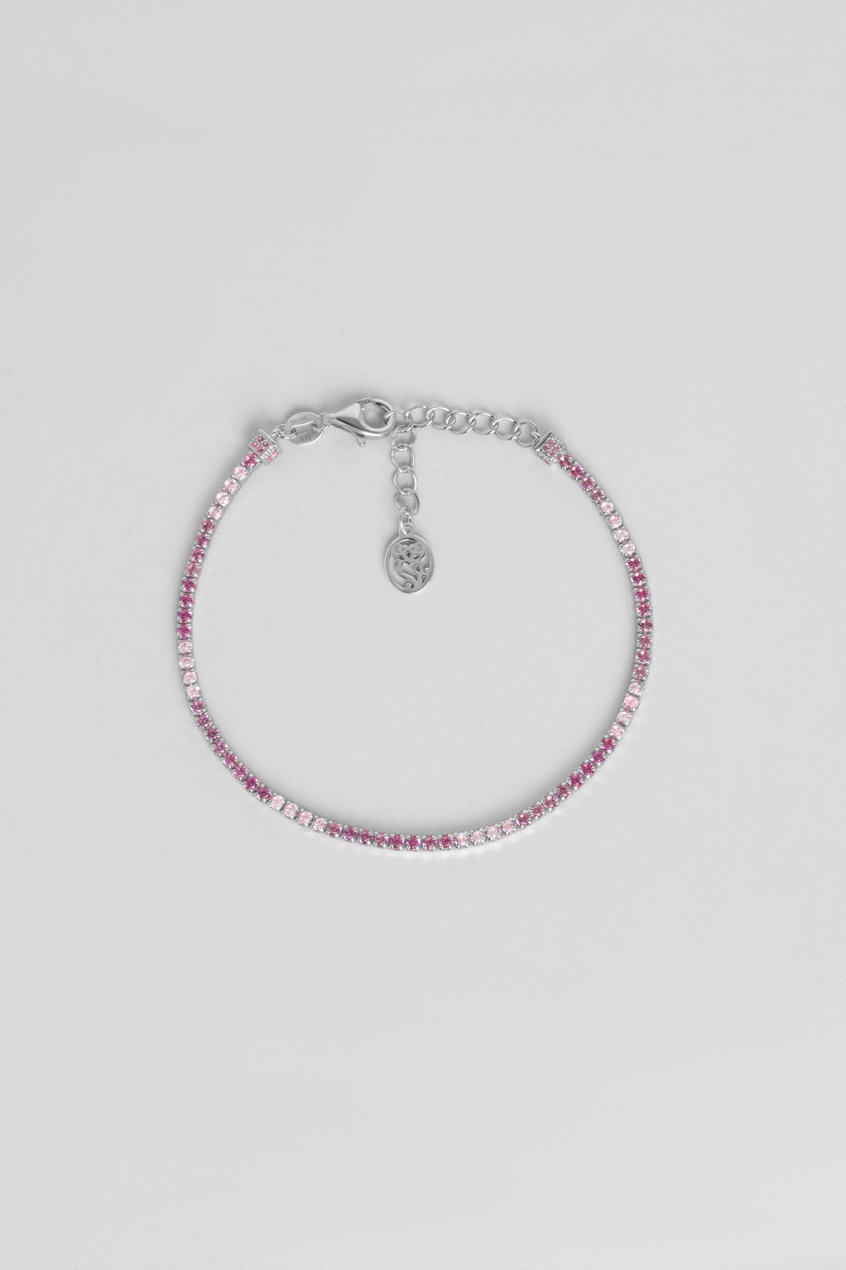 Gökkuşağı Dansı 18 Ayar Beyaz Altın Kaplama 19 Cm Su Yolu Bileklik 5177790399